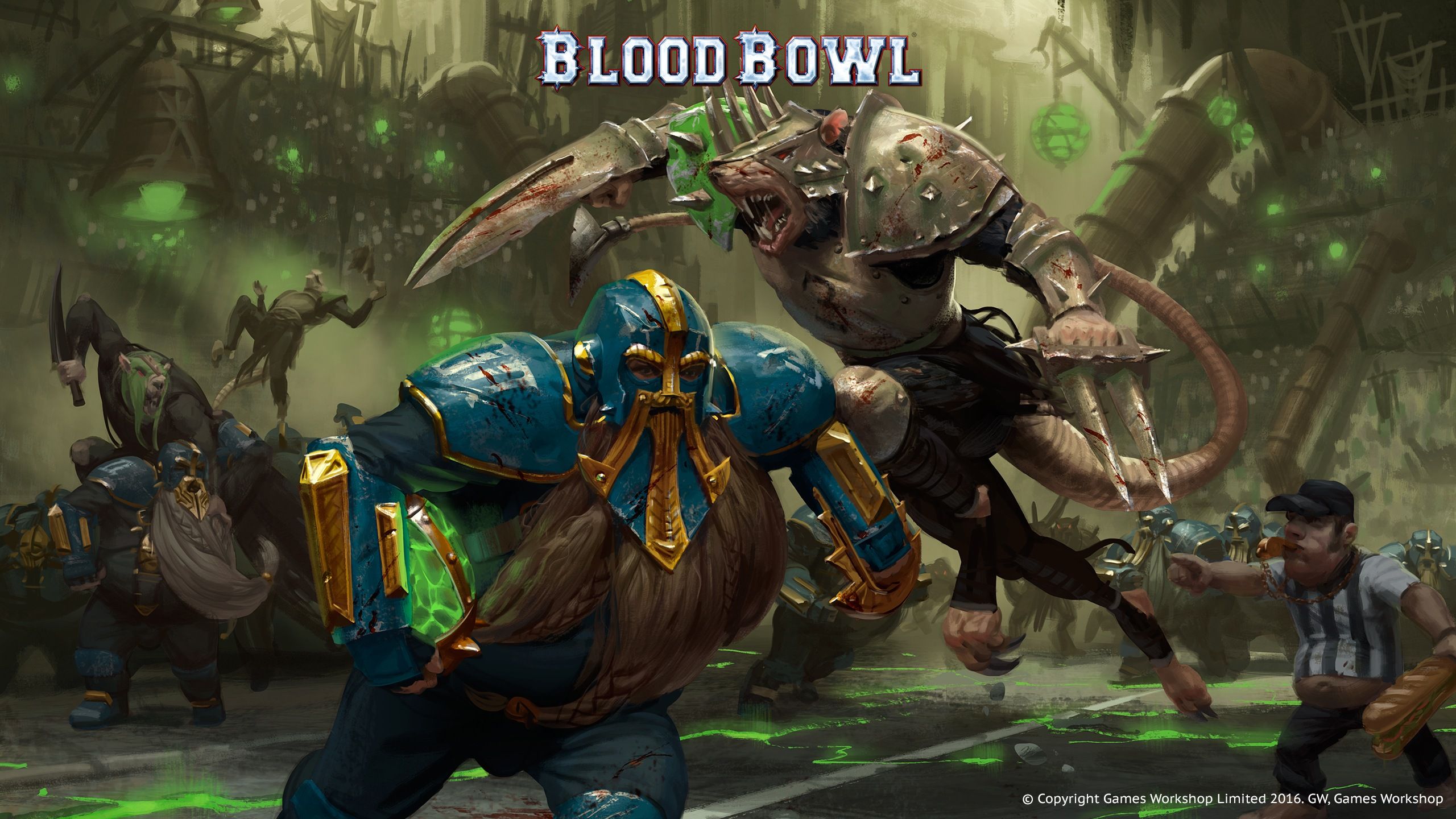 Kunst zu Blood Bowl 3 Videospiel.